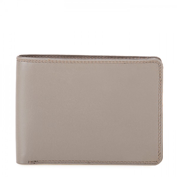 Mywalit Portafoglio jeans da uomo con tecnologia RFID Nappa Fumo