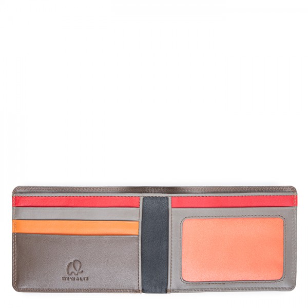 Mywalit Portafoglio jeans da uomo con tecnologia RFID Nappa Fumo Outlet