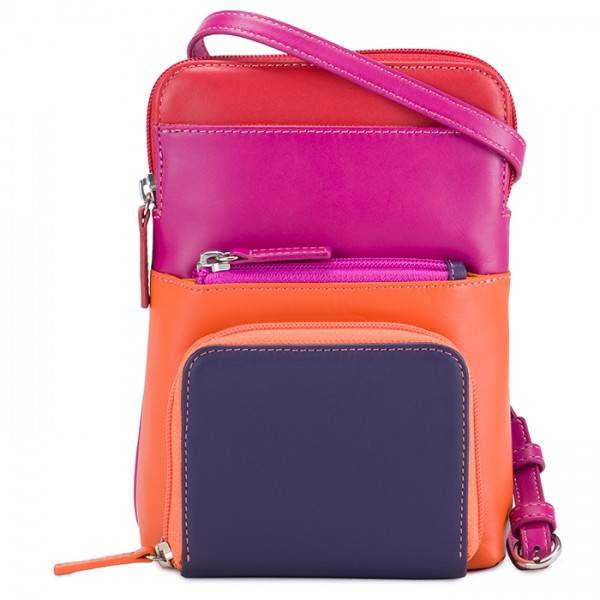 Mywalit Organiser con tripla zip Sangria Multi