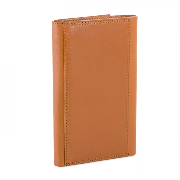 Mywalit Portafoglio da uomo Tri-fold con zip Marrone-Oliva 50% di sconto per tempo limitato