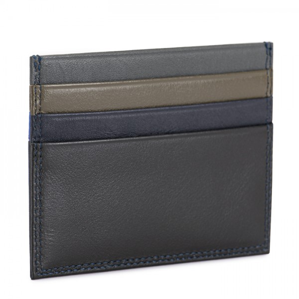 Mywalit Porta carte di credito doppio con tecnologia RFID Nappa Midnight Vendita