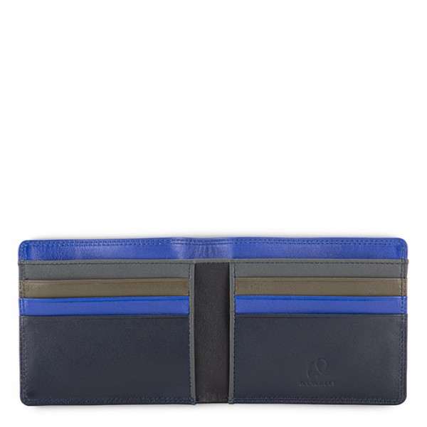 Mywalit Portafoglio da uomo standard E/W con tecnologia RFID Nappa Midnight Vendita Calda