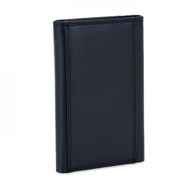 Mywalit Portafoglio da uomo Tri-fold con zip e tecnologia RFID Nappa Nero Prezzo di fabbrica