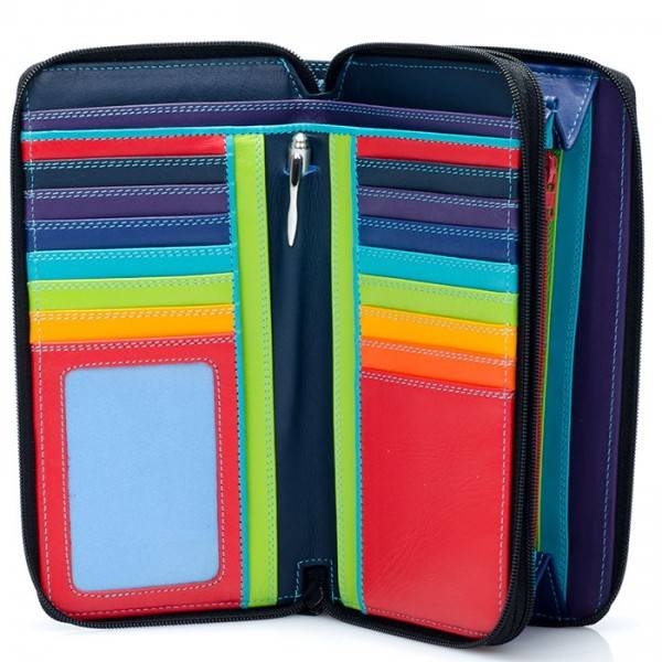 Mywalit Portafoglio con doppia zip grande Black Pace Offerta temporanea
