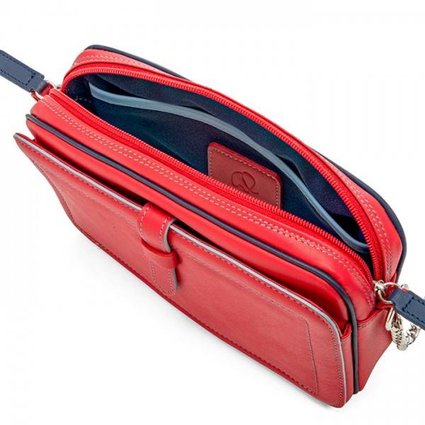 Mywalit Borsa a Tracolla in Pelle Piccola Rosso Offerte speciali