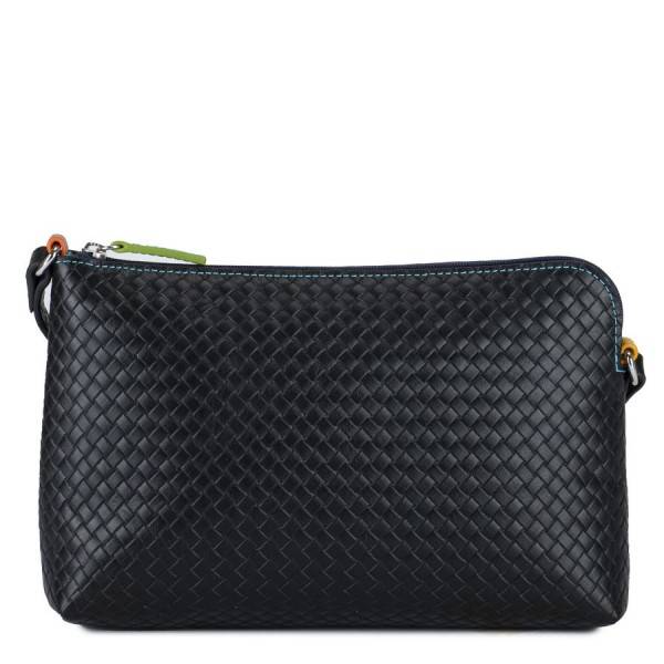 Mywalit Borsa a Tracolla Piccola Linea Embossed Nappa Black Pace Ultimo giorno