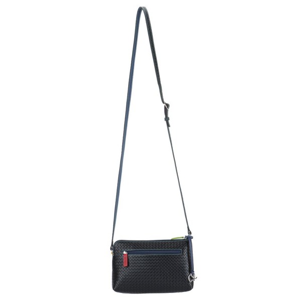 Mywalit Borsa a Tracolla Piccola Linea Embossed Nappa Black Pace Ultimo giorno
