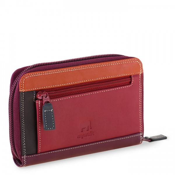 Mywalit Portafoglio Medio in Pelle con Zip Chianti Vendita