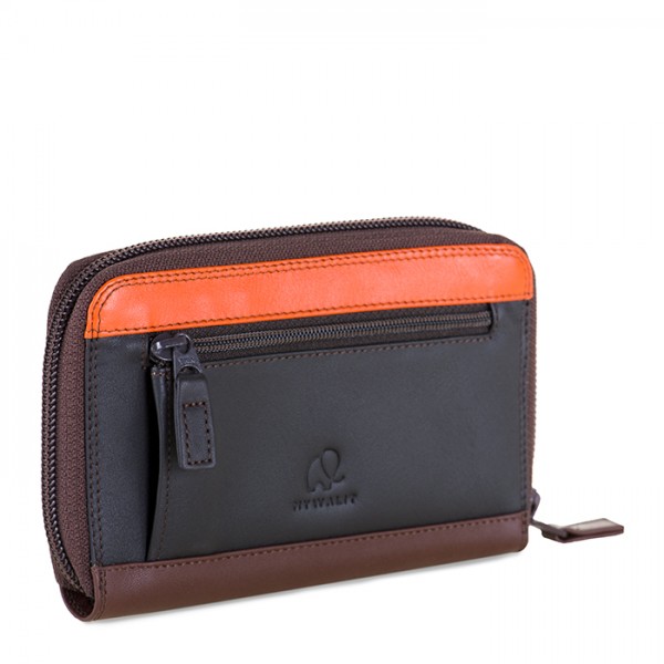 Mywalit Portafoglio Medio in Pelle con Zip Cacao Promozione