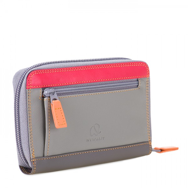 Mywalit Portafoglio Medio in Pelle con Zip Fumo Spedizione Gratuita