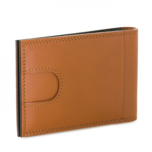 Mywalit Portafoglio da uomo Bi-fold con Portacarte Marrone-Oliva Saldi Di Fabbrica