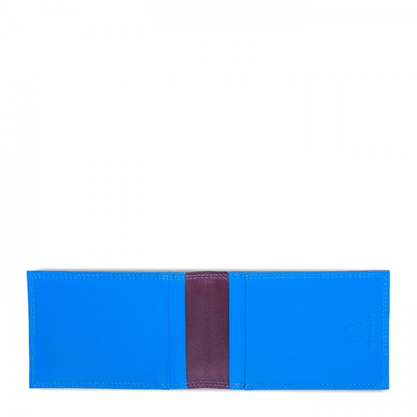 Mywalit Portafoglio da uomo Bi-fold con Portacarte Prugna-Celeste I Più Venduti