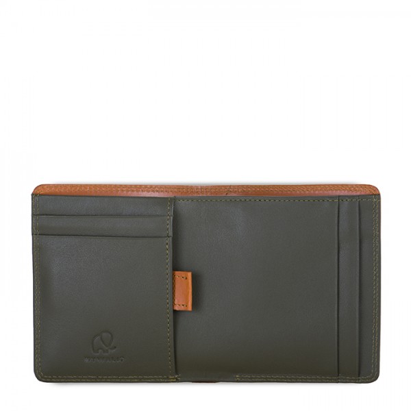 Mywalit Portafoglio da uomo Bi-fold con scomparto estraibile Marrone-Oliva Vendite Flash