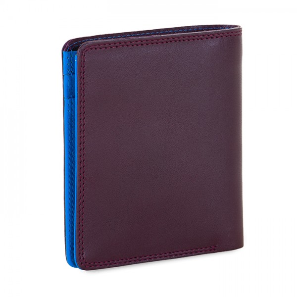 Mywalit Portafoglio da uomo Bi-fold con scomparto estraibile Prugna-Celeste Negozio