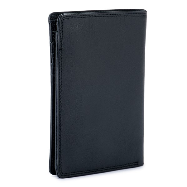 Mywalit Portafoglio Verticale da Uomo Doppio Scomparto Nero Bestseller