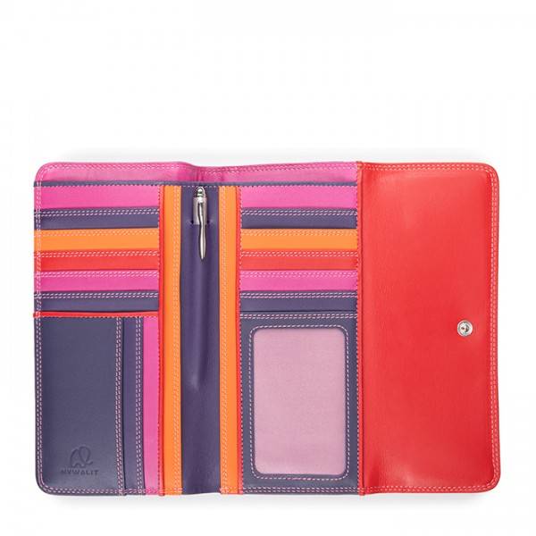 Mywalit Portafoglio a tre ante con zip Sangria Multi Black Friday Prezzi