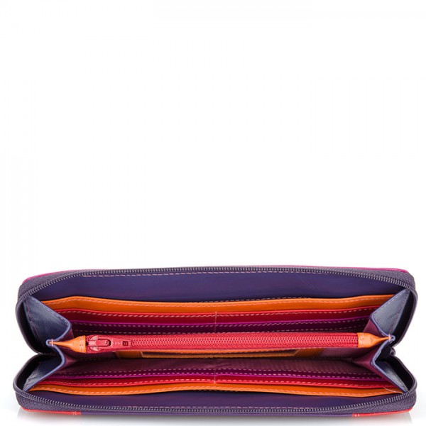 Mywalit Portafoglio con zip grande Sangria Multi In vendita