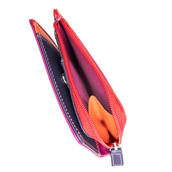 Mywalit Portafoglio Mini Doppio Scomparto Sangria Multi Qualità