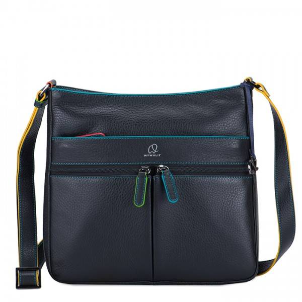 Mywalit Borsa a tracolla Slim Cortona Black Pace Comprare a buon mercato