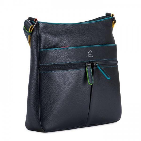 Mywalit Borsa a tracolla Slim Cortona Black Pace Comprare a buon mercato
