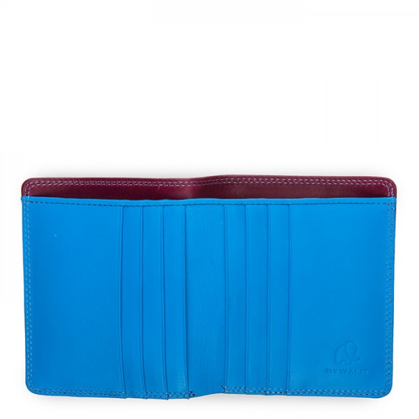 Mywalit Portafoglio standard uomo con tecnologia RFID Prugna-Celeste Offerta natalizia