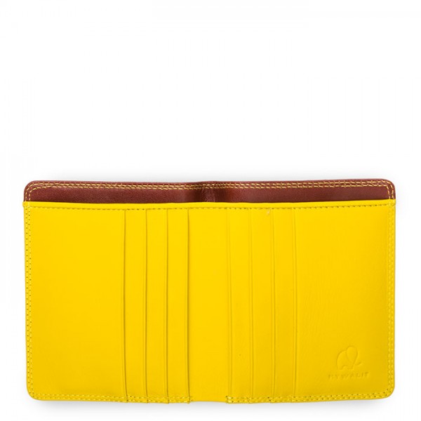 Mywalit Portafoglio standard uomo con tecnologia RFID Marrone-Giallo Offerta Pasqua