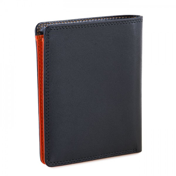 Mywalit Portafoglio standard uomo con tecnologia RFID Nero-Arancione Offerta per la Festa della Mamma