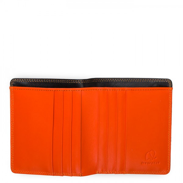 Mywalit Portafoglio standard uomo con tecnologia RFID Nero-Arancione Offerta per la Festa della Mamma