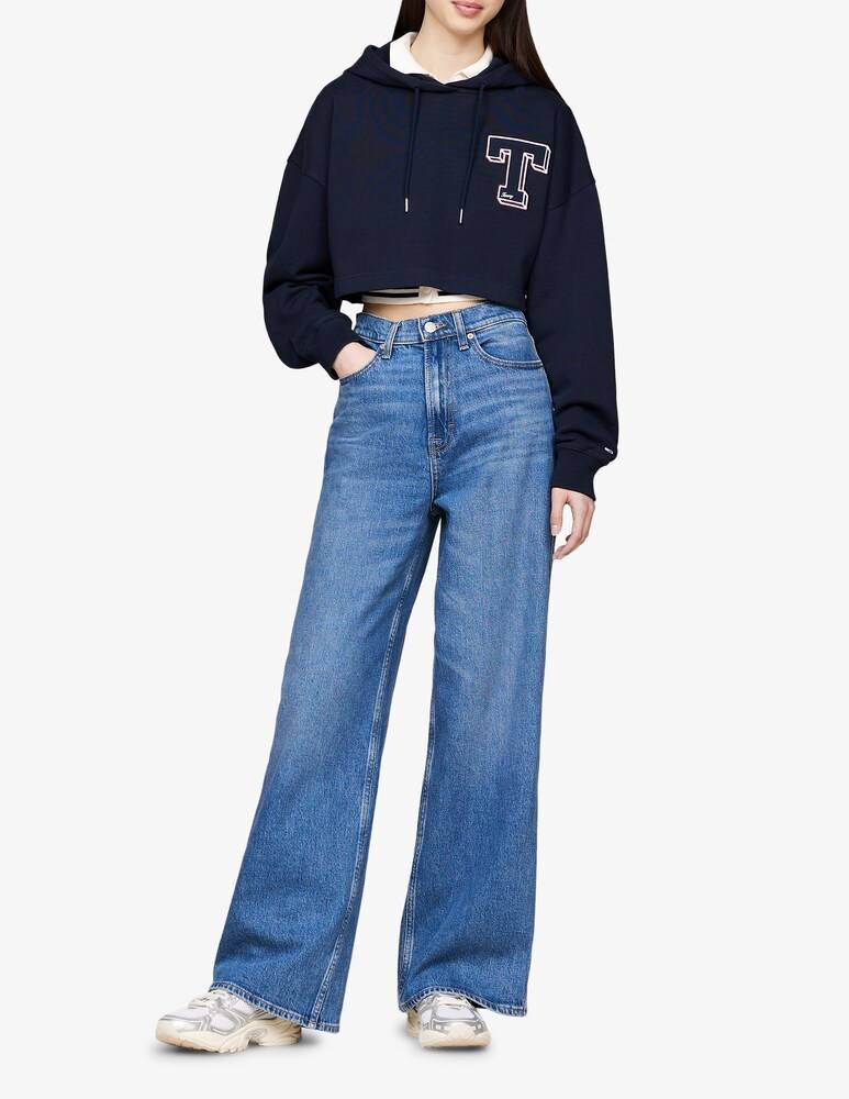 Tommy Jeans Felpa con cappuccio in cotone Vendite Flash