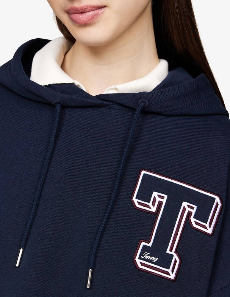 Tommy Jeans Felpa con cappuccio in cotone Vendite Flash