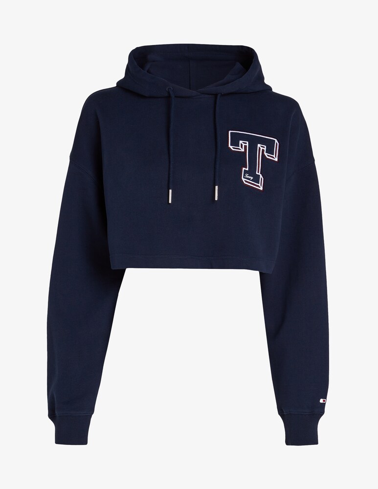 Tommy Jeans Felpa con cappuccio in cotone Vendite Flash