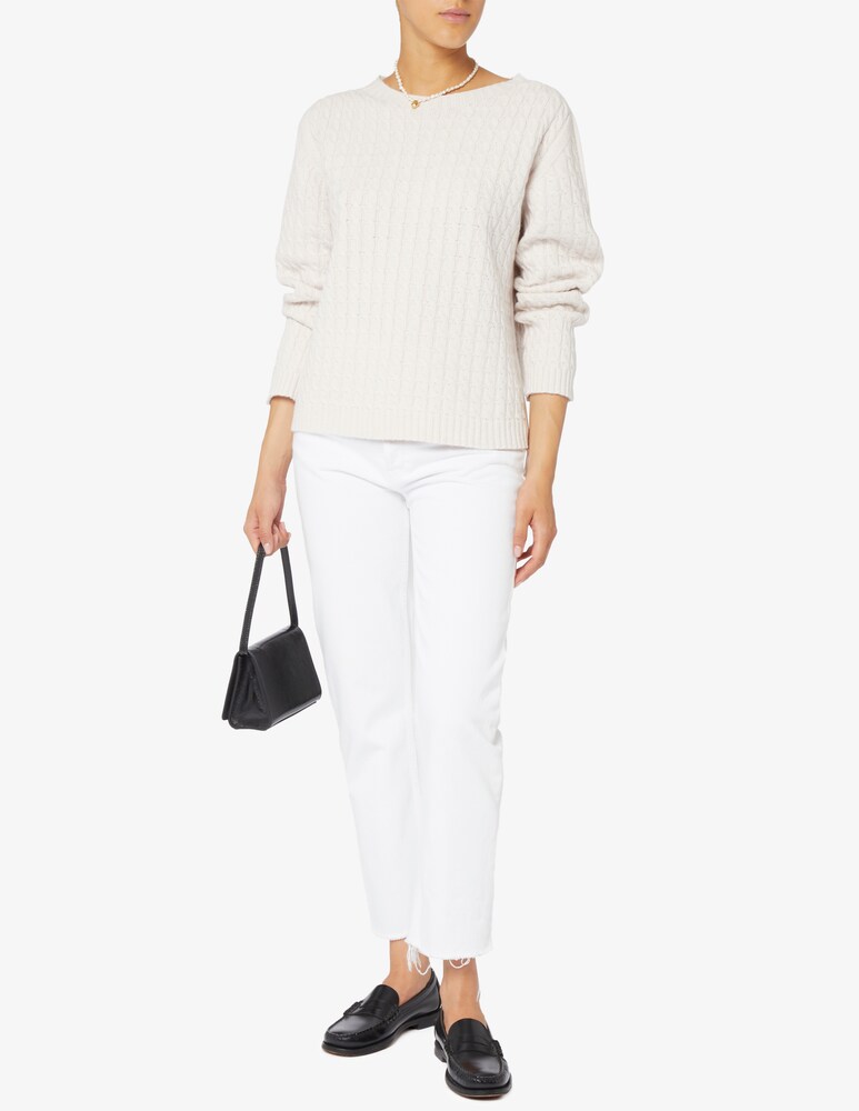 Elizabeth Ascot Maglione scollo a barca con treccia Italy