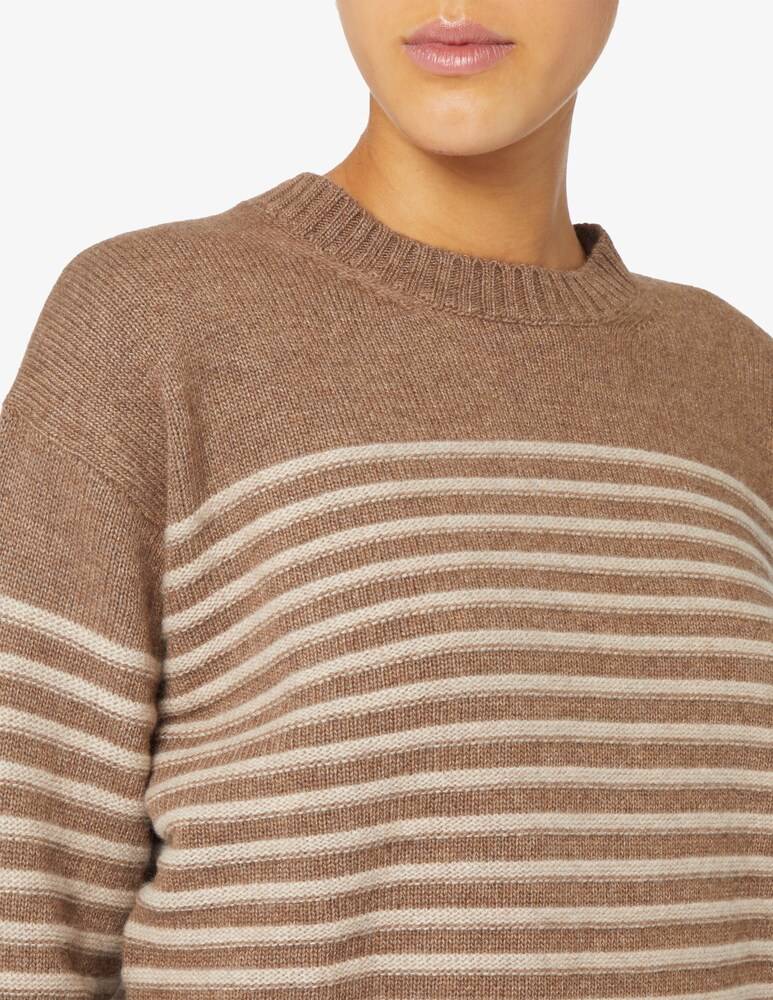 Rinascente Collection Maglione girocollo a riga boxy Fino Al -60%