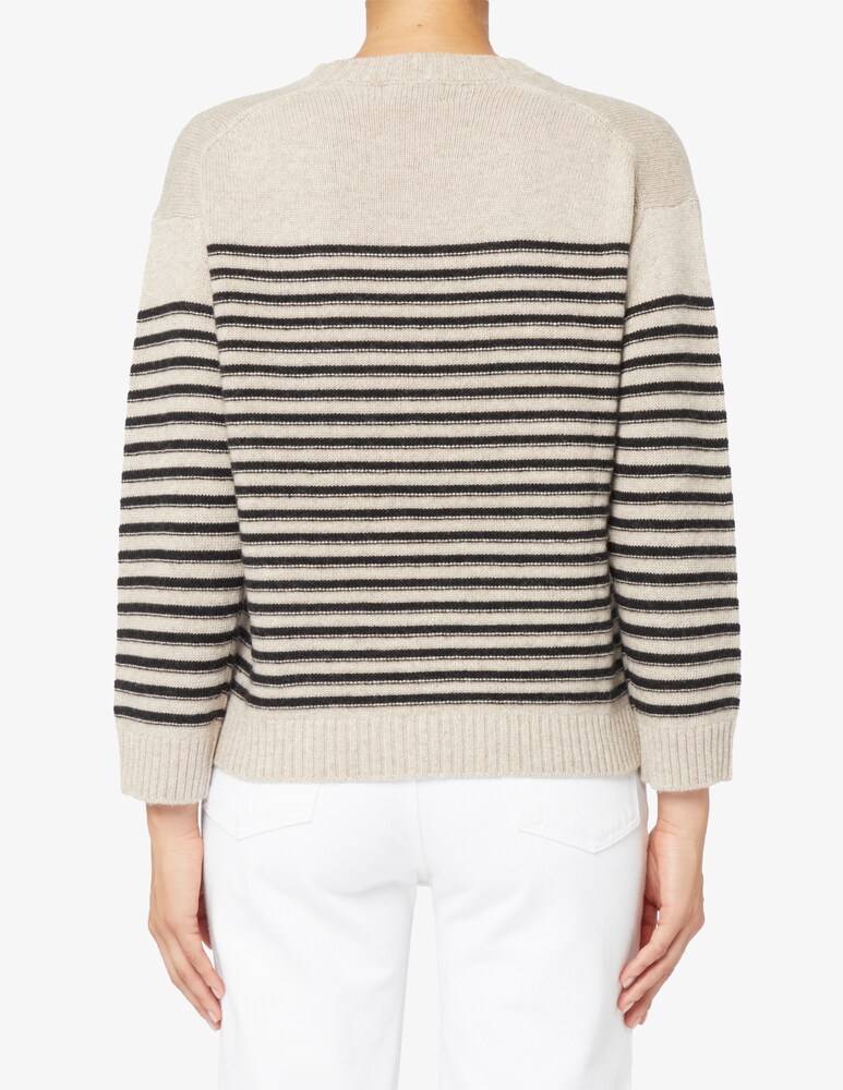 Rinascente Collection Maglione girocollo a riga boxy Shopping Online