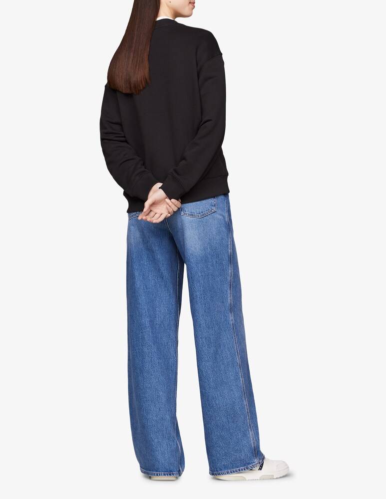 Tommy Jeans Felpa in cotone Outlet