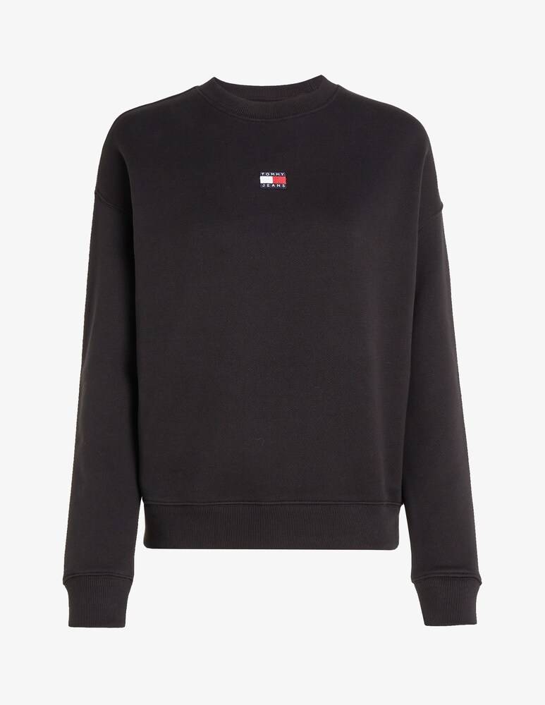 Tommy Jeans Felpa in cotone Outlet