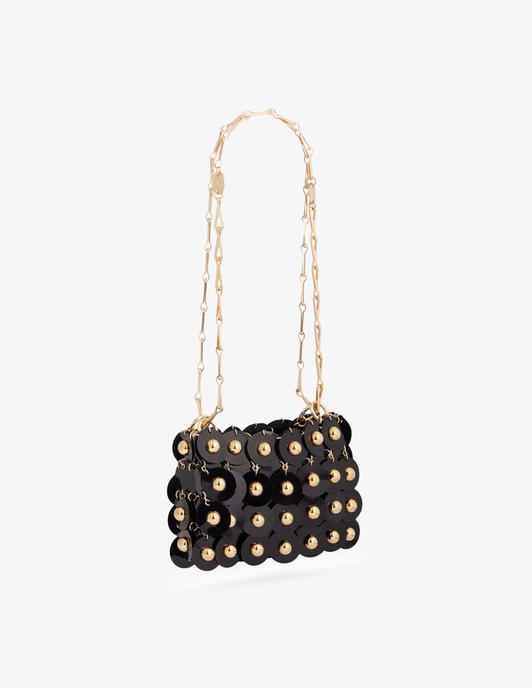 Rabanne Borsa Black Sparkle Nano Sphere Promozione