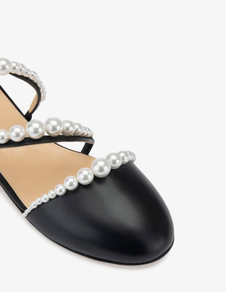 Mach & Mach Ballerine con perle a punta chiusa Sirene Prezzo Ridotto