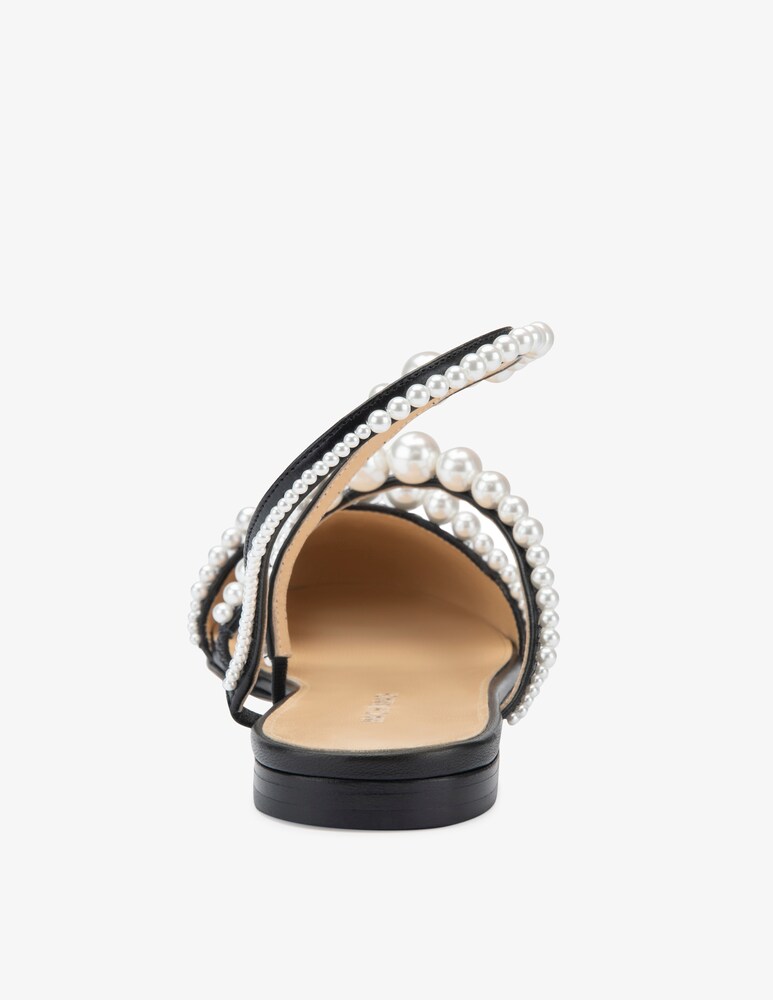 Mach & Mach Ballerine con perle a punta chiusa Sirene Prezzo Ridotto
