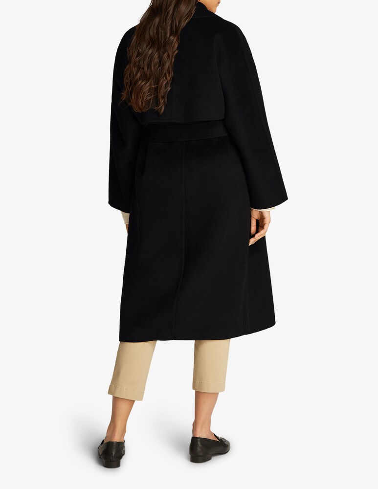 Calvin Klein Cappotto vestaglia lungo con cintura in lana Qualità Garantita
