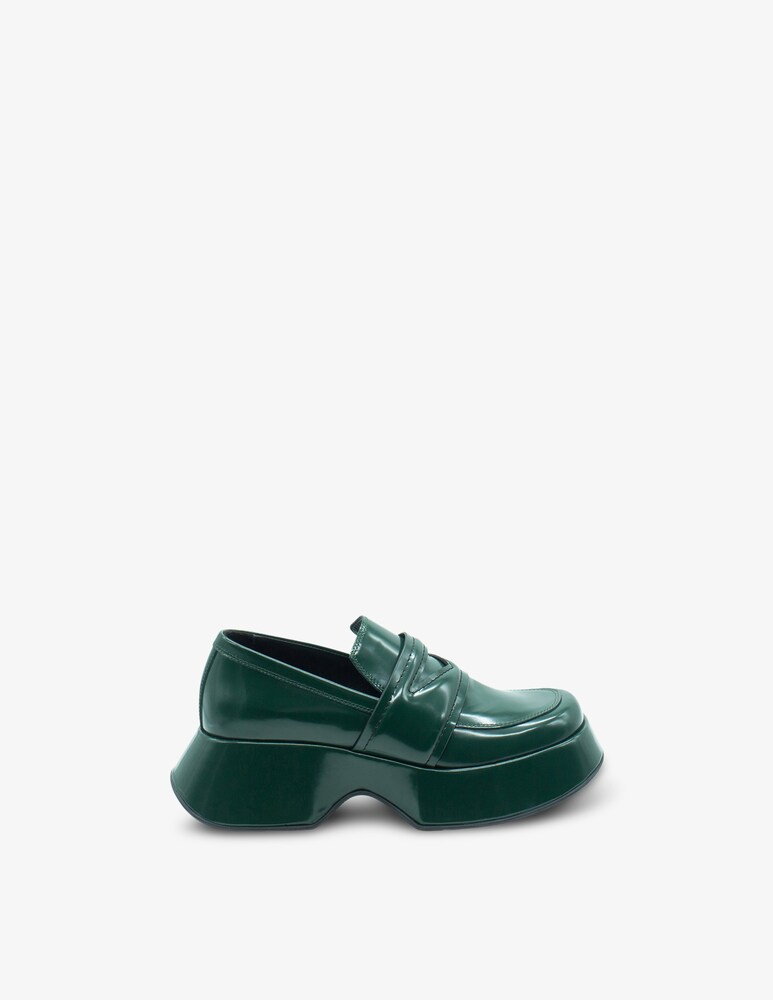 Vic Matié Mocassino in lattice in pelle