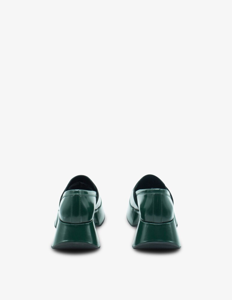 Vic Matié Mocassino in lattice in pelle In Vendita