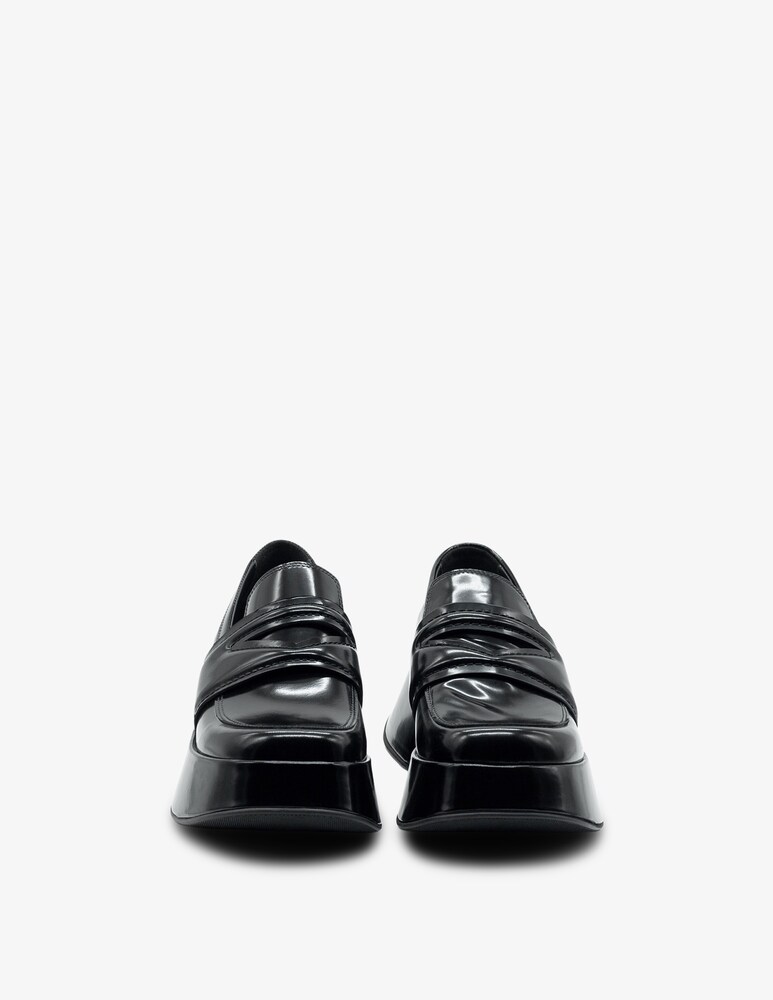 Vic Matié Mocassino in lattice in pelle Saldi