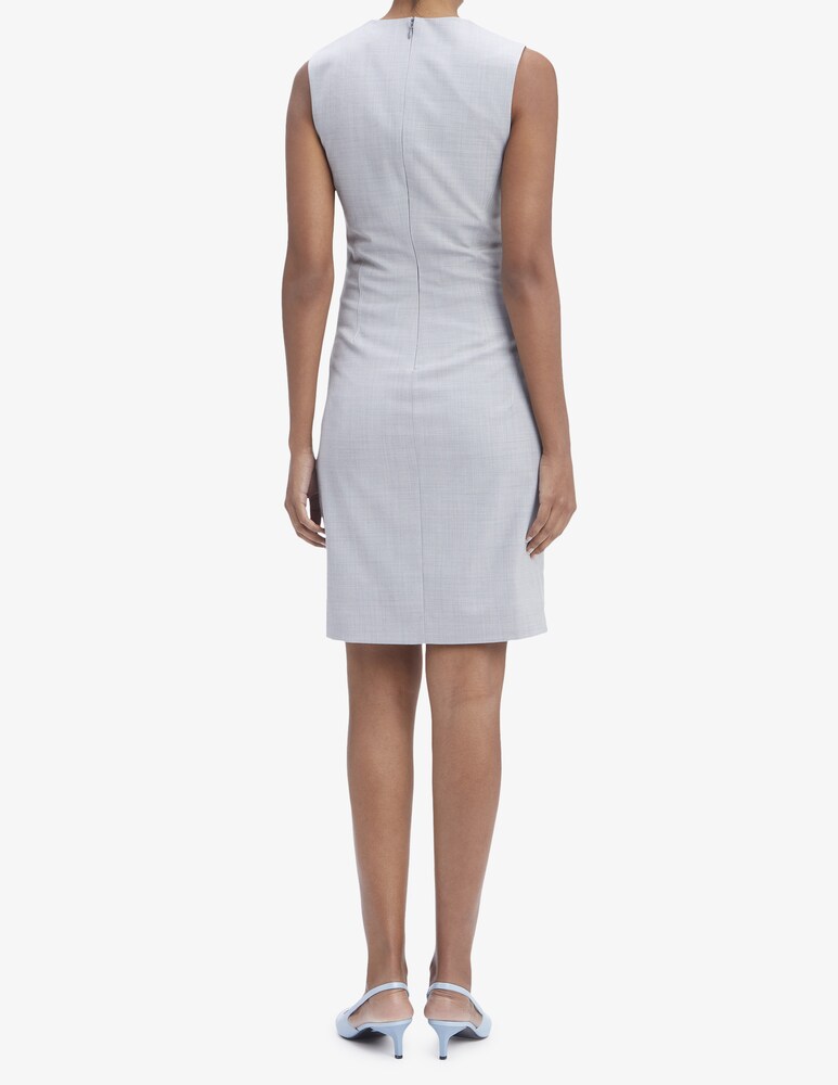 Calvin Klein Vestito tubino a manica corta fresco lana In Saldo