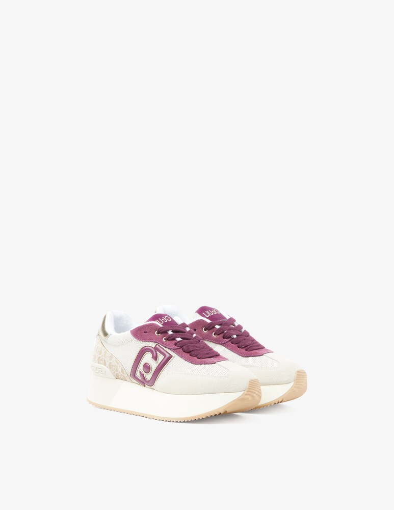 Liu Jo Sneakers Dreamy 02 mesh logo In Saldo