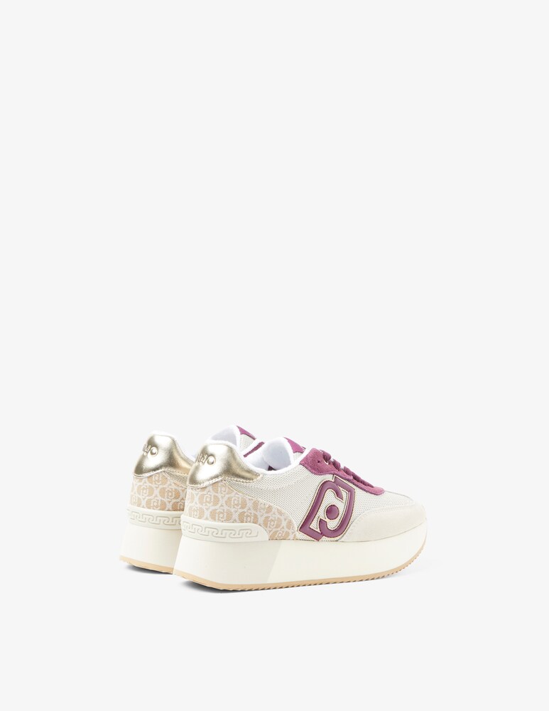Liu Jo Sneakers Dreamy 02 mesh logo In Saldo
