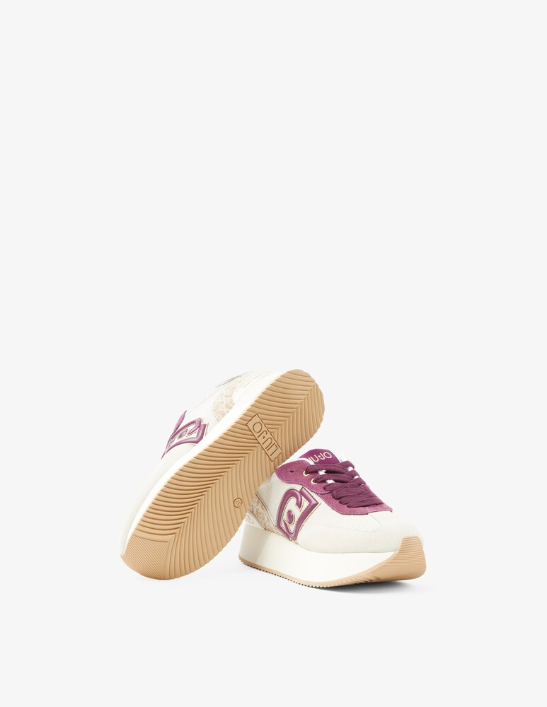 Liu Jo Sneakers Dreamy 02 mesh logo In Saldo