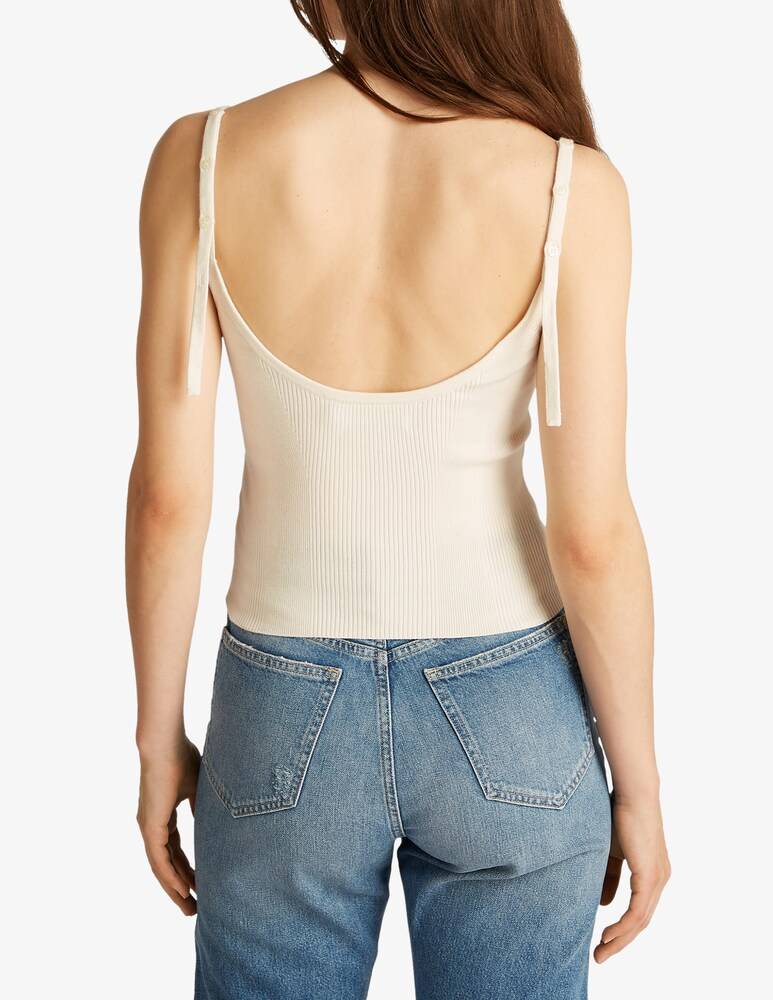 Calvin Klein Jeans Top in misto cotone Vendita