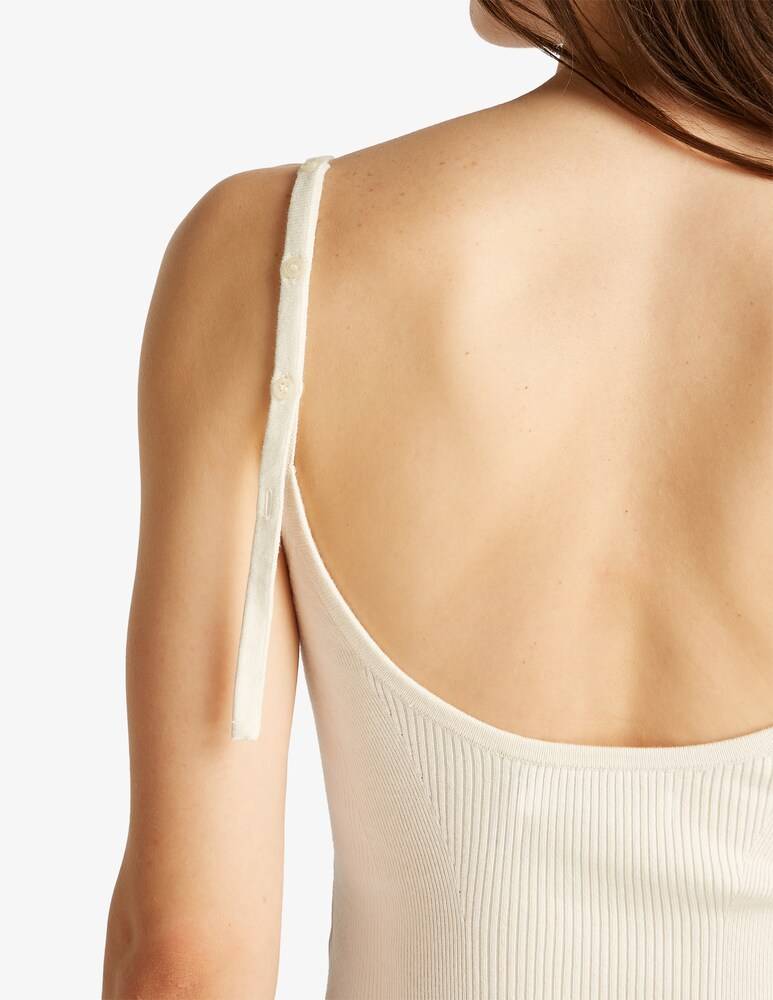 Calvin Klein Jeans Top in misto cotone Vendita