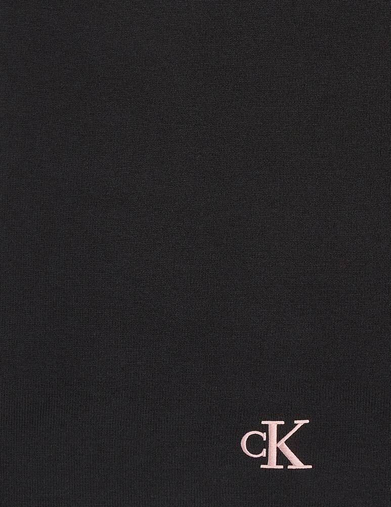 Calvin Klein Jeans Sciarpa monogram ricamata Sconto di tempo limitato